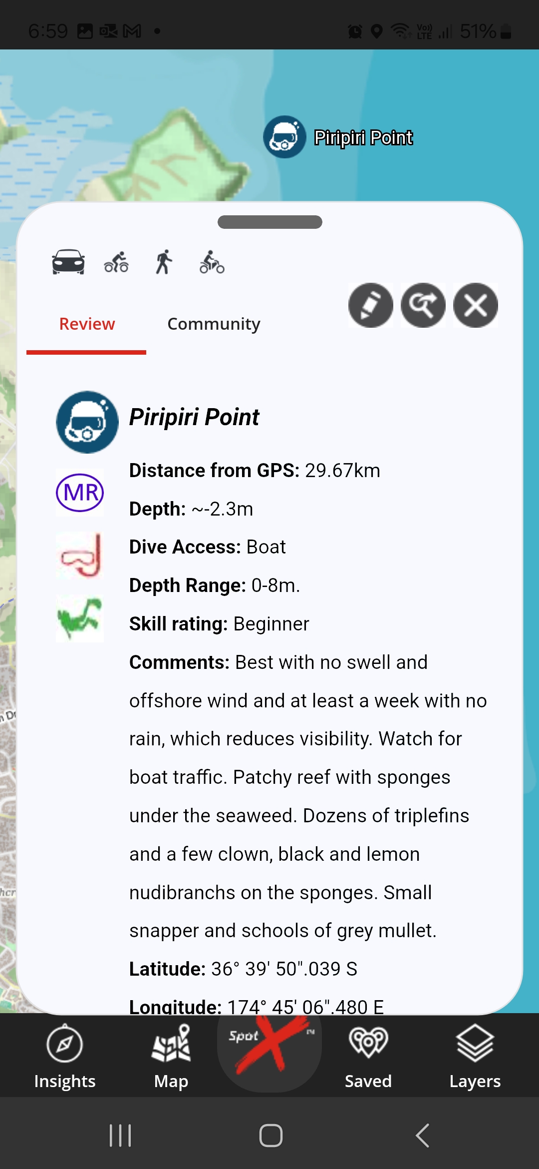 App Dive PiripiriPoint