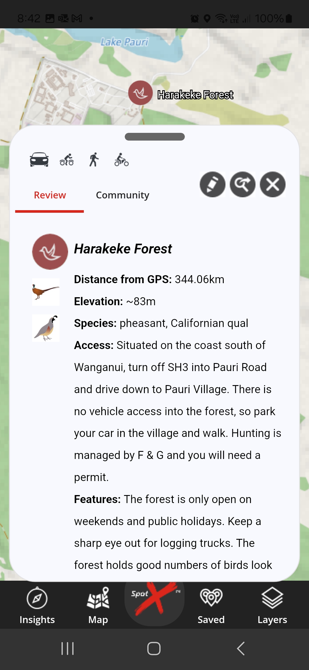 App Gamebird HJarakekeForest