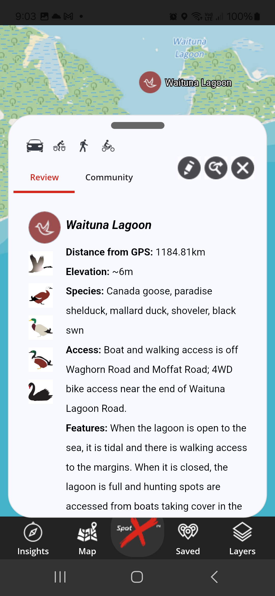 App Gamebird WaitunaLagoon