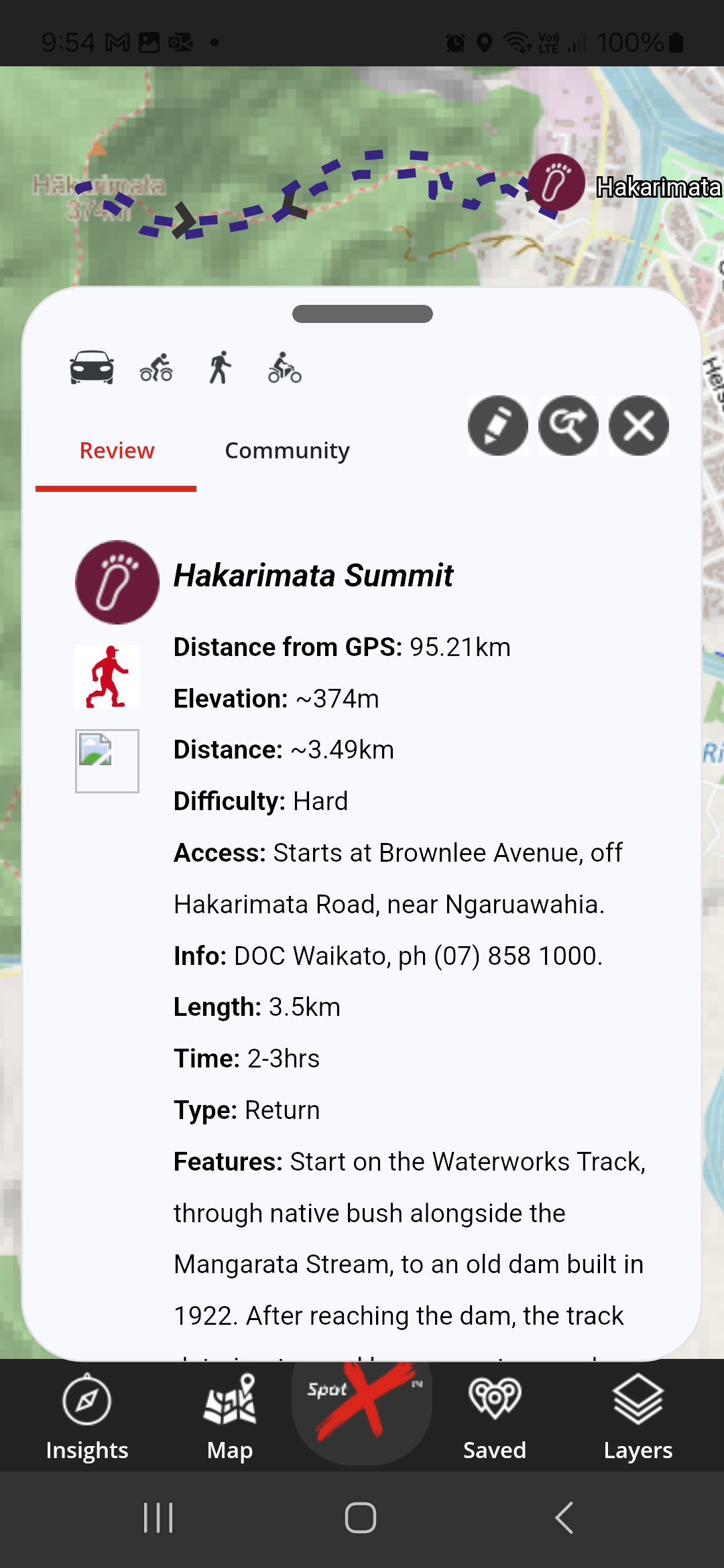 App Walking HakarimataSummit