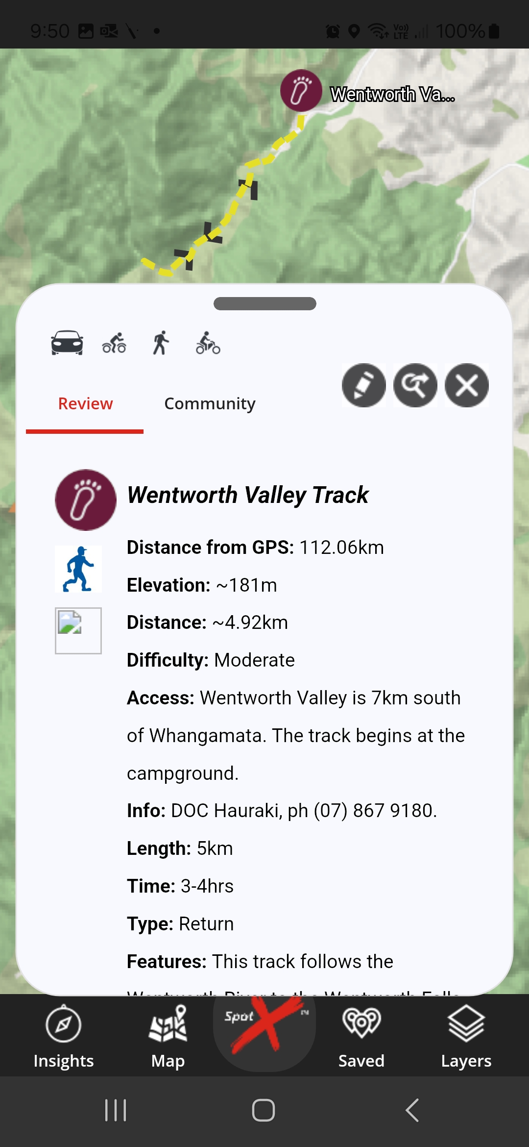 App Walking WentworthValley